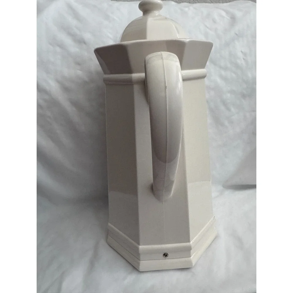 PFALTZGRAFF Heritage White 1L Plastic Cup Coffee Pot Beverage Server AK Das & Co